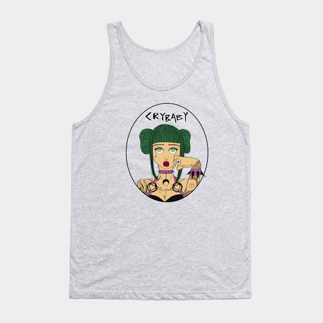 Crybaby Tank Top by NoisomeArt